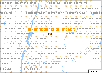 map of Kampong Pangkal Kerdas