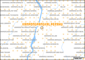 map of Kampong Pangkal Perahu