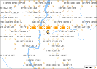 map of Kampong Pangkal Pulai