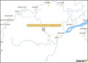 map of Kampong Panimbanan