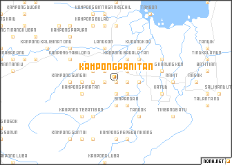 map of Kampong Panitan