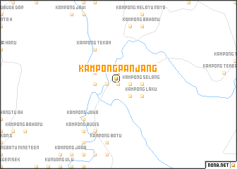 map of Kampong Panjang
