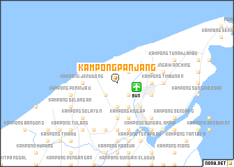 map of Kampong Panjang