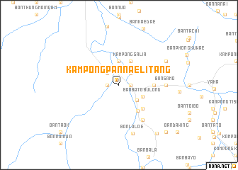 map of Kampong Pan Naelitang