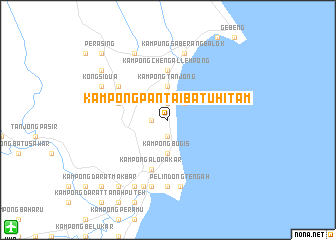 map of Kampong Pantai Batu Hitam