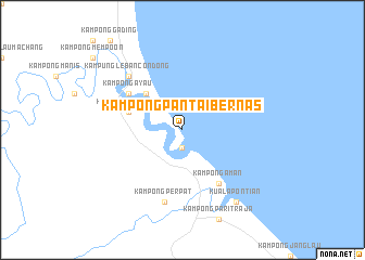 map of Kampong Pantai Bernas