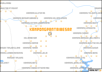 map of Kampong Pantai Besar