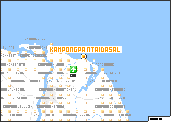 map of Kampong Pantai Dasal