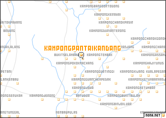 map of Kampong Pantai Kandang