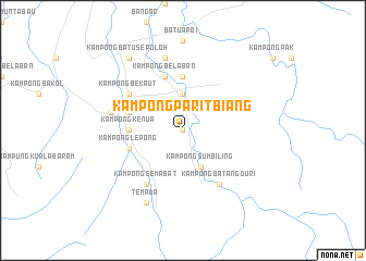 map of Kampong Parit Biang