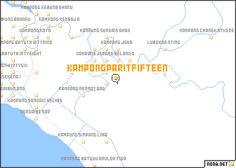 map of Kampong Parit Fifteen