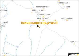 map of Kampong Parit Haji Yasin