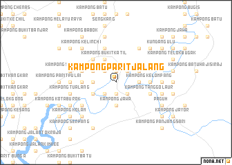 map of Kampong Parit Jalang