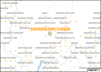 map of Kampong Parit Kasan