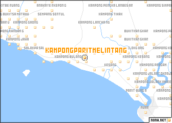 map of Kampong Parit Melintang