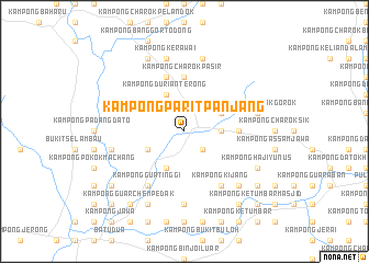 map of Kampong Parit Panjang