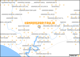 map of Kampong Parit Pulai