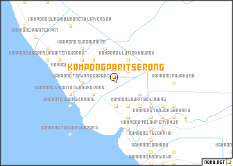 map of Kampong Parit Serong