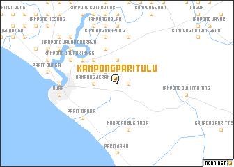 map of Kampong Parit Ulu