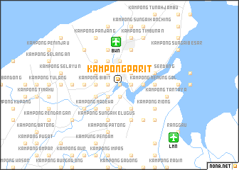map of Kampong Parit
