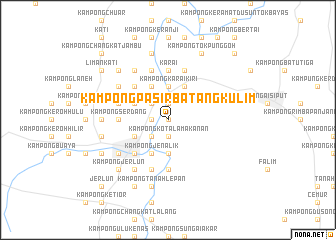 map of Kampong Pasir Batang Kulim