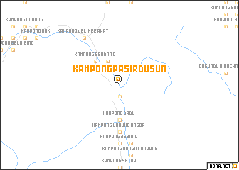 map of Kampong Pasir Dusun