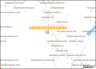 map of Kampong Pasir Garam