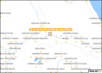 map of Kampong Pasir Mending