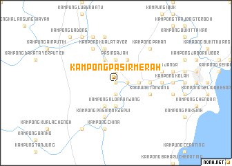 map of Kampong Pasir Merah