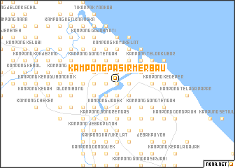 map of Kampong Pasir Merbau