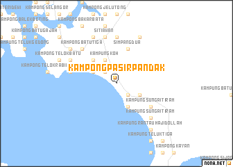 map of Kampong Pasir Pandak