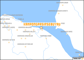 map of Kampong Pasir Sebuyau