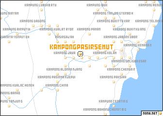map of Kampong Pasir Semut