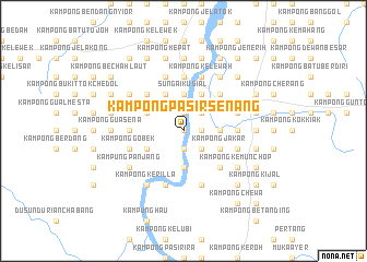 map of Kampong Pasir Senang