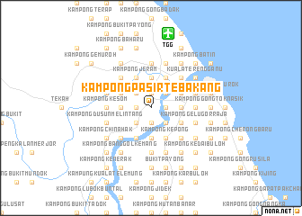 map of Kampong Pasir Tebakang