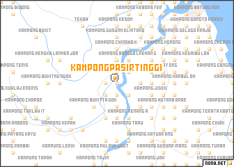 map of Kampong Pasir Tinggi