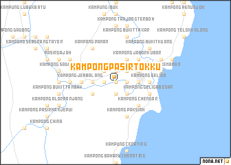 map of Kampong Pasir Tok Ku