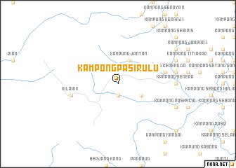 map of Kampong Pasir Ulu