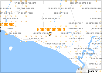 map of Kampong Pasir