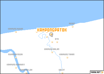 map of Kampong Patok