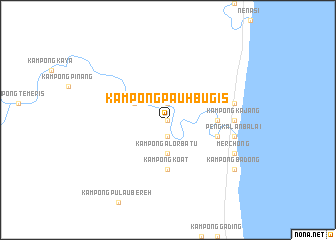 map of Kampong Pauh Bugis