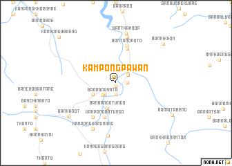 map of Kampong Pa Wan