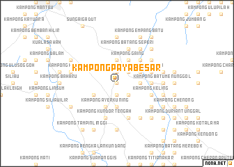 map of Kampong Paya Besar