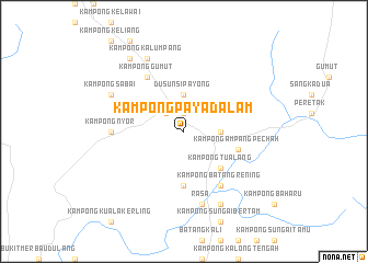 map of Kampong Paya Dalam