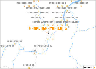 map of Kampong Paya Kilang