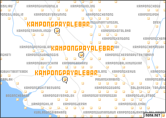 map of Kampong Paya Lebar