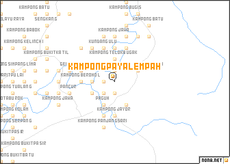 map of Kampong Paya Lempah