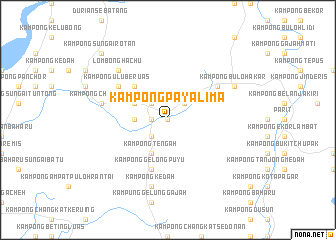 map of Kampong Paya Lima