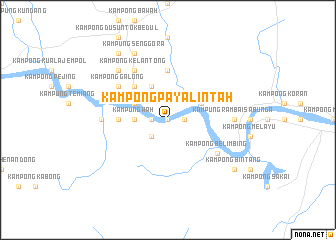 map of Kampong Paya Lintah