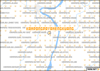 map of Kampong Paya Mengkuang